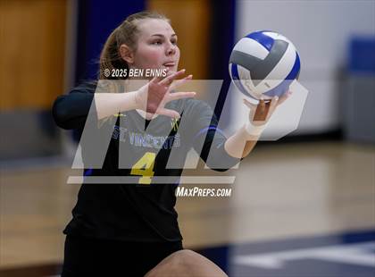 Thumbnail 3 in Lovett vs. St. Vincent's (GHSA Private Quarterfinal) photogallery.