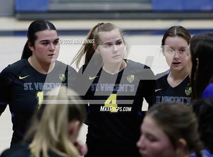 Thumbnail 2 in Lovett vs. St. Vincent's (GHSA Private Quarterfinal) photogallery.