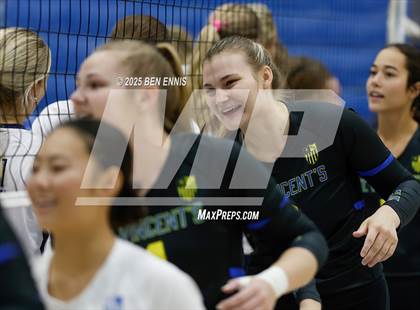Thumbnail 1 in Lovett vs. St. Vincent's (GHSA Private Quarterfinal) photogallery.
