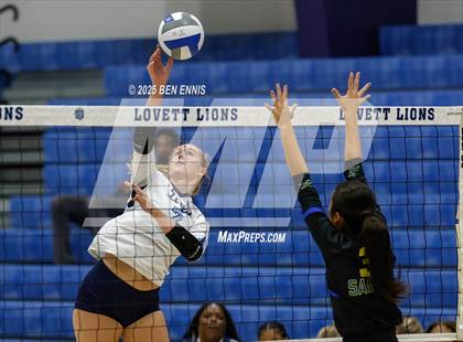 Thumbnail 2 in Lovett vs. St. Vincent's (GHSA Private Quarterfinal) photogallery.