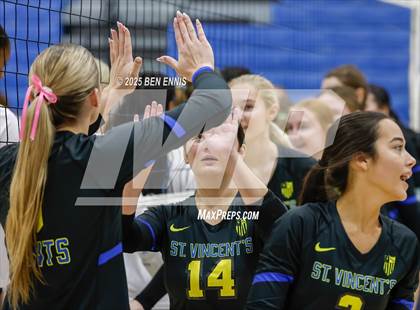 Thumbnail 1 in Lovett vs. St. Vincent's (GHSA Private Quarterfinal) photogallery.