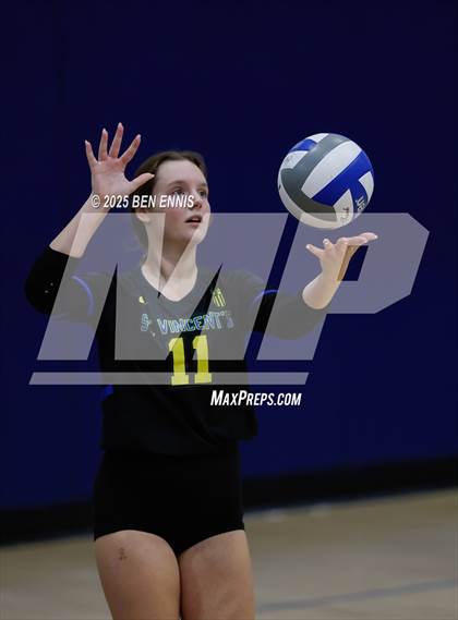 Thumbnail 1 in Lovett vs. St. Vincent's (GHSA Private Quarterfinal) photogallery.