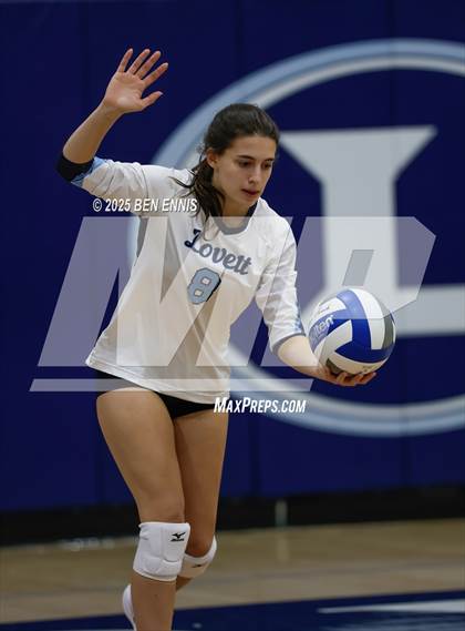 Thumbnail 3 in Lovett vs. St. Vincent's (GHSA Private Quarterfinal) photogallery.