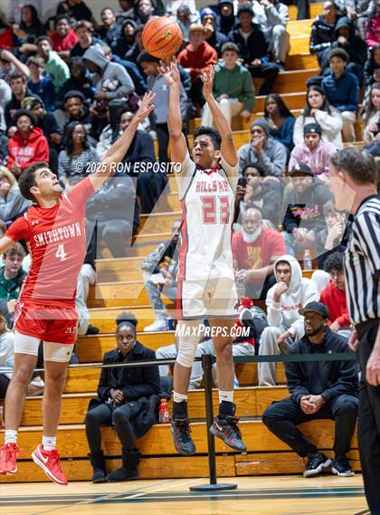 Thumbnail 2 in Half Hollow Hills East vs Smithtown East (NYSPHSAA Section XI Class AAA Semifinals) photogallery.