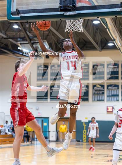 Thumbnail 2 in Half Hollow Hills East vs Smithtown East (NYSPHSAA Section XI Class AAA Semifinals) photogallery.