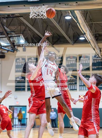 Thumbnail 1 in Half Hollow Hills East vs Smithtown East (NYSPHSAA Section XI Class AAA Semifinals) photogallery.