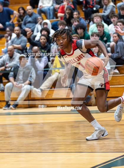 Thumbnail 1 in Half Hollow Hills East vs Smithtown East (NYSPHSAA Section XI Class AAA Semifinals) photogallery.