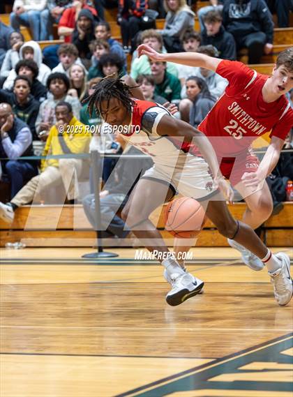 Thumbnail 3 in Half Hollow Hills East vs Smithtown East (NYSPHSAA Section XI Class AAA Semifinals) photogallery.