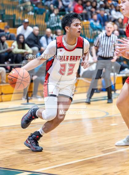 Thumbnail 2 in Half Hollow Hills East vs Smithtown East (NYSPHSAA Section XI Class AAA Semifinals) photogallery.