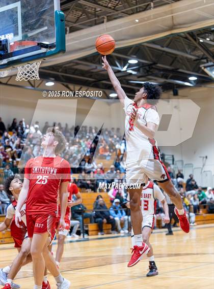 Thumbnail 3 in Half Hollow Hills East vs Smithtown East (NYSPHSAA Section XI Class AAA Semifinals) photogallery.