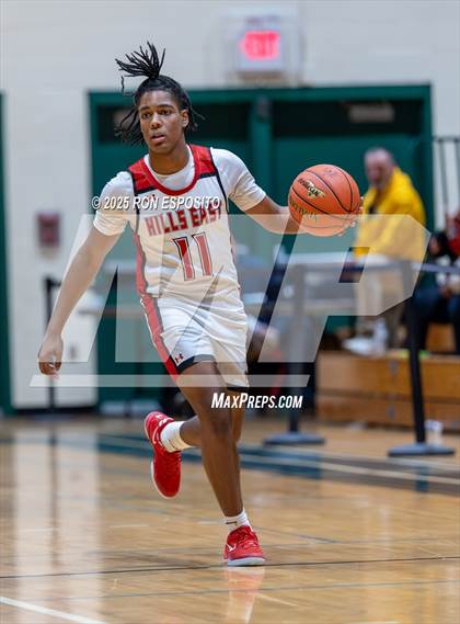 Thumbnail 2 in Half Hollow Hills East vs Smithtown East (NYSPHSAA Section XI Class AAA Semifinals) photogallery.