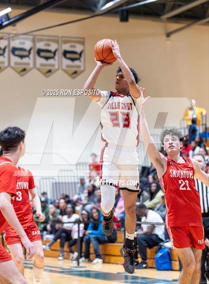 Thumbnail 1 in Half Hollow Hills East vs Smithtown East (NYSPHSAA Section XI Class AAA Semifinals) photogallery.