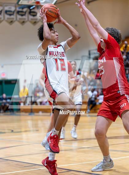 Thumbnail 3 in Half Hollow Hills East vs Smithtown East (NYSPHSAA Section XI Class AAA Semifinals) photogallery.