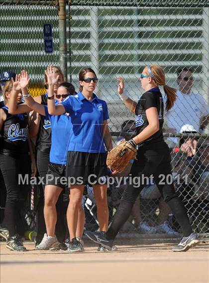 Thumbnail 2 in Clayton vs. Holly Springs (NCHSAA 4A East Regional Final) photogallery.