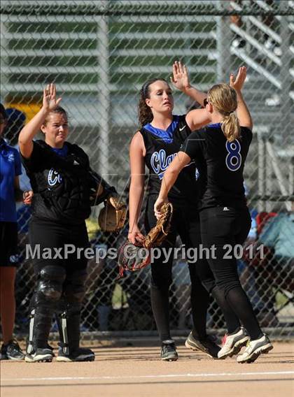 Thumbnail 3 in Clayton vs. Holly Springs (NCHSAA 4A East Regional Final) photogallery.