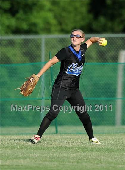 Thumbnail 1 in Clayton vs. Holly Springs (NCHSAA 4A East Regional Final) photogallery.
