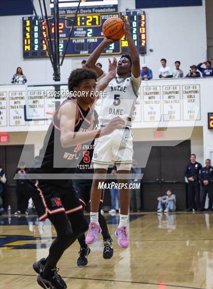 Thumbnail 1 in Harvard-Westlake @ Notre Dame (SO) photogallery.