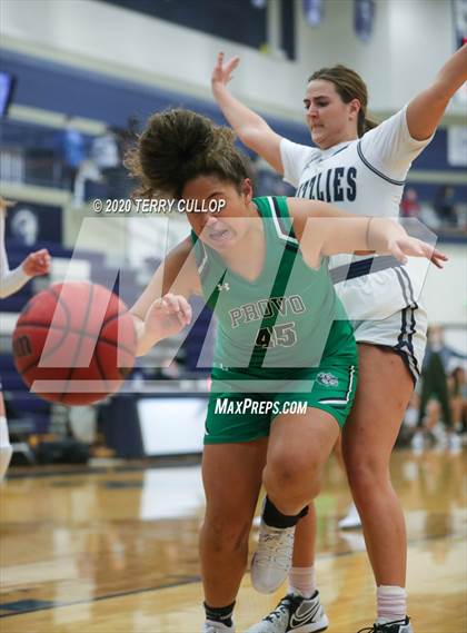 Thumbnail 1 in Provo vs. Copper Hills (Charger Winter Classic) photogallery.