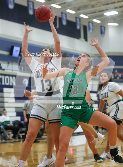 Thumbnail 3 in Provo vs. Copper Hills (Charger Winter Classic) photogallery.