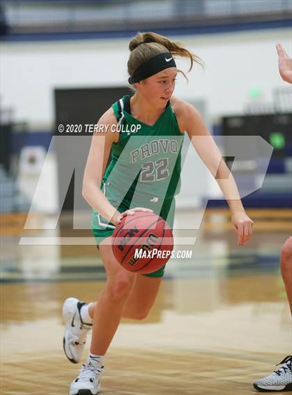 Thumbnail 3 in Provo vs. Copper Hills (Charger Winter Classic) photogallery.