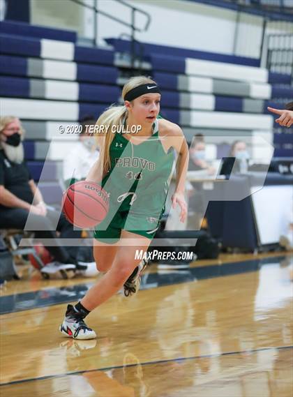 Thumbnail 2 in Provo vs. Copper Hills (Charger Winter Classic) photogallery.