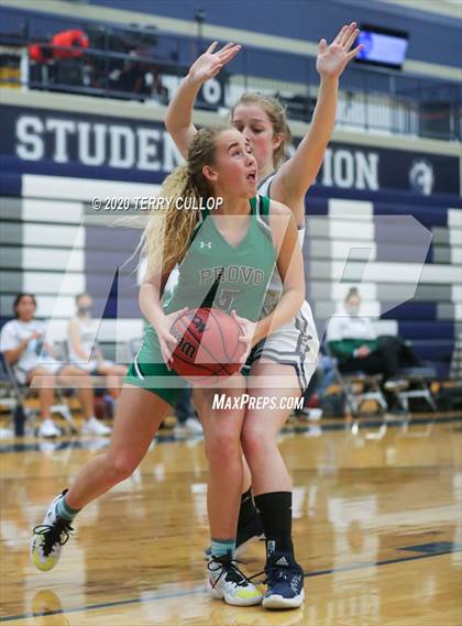 Thumbnail 1 in Provo vs. Copper Hills (Charger Winter Classic) photogallery.
