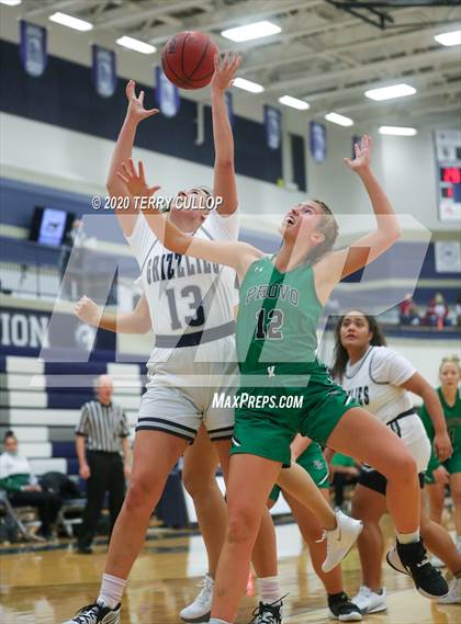 Thumbnail 2 in Provo vs. Copper Hills (Charger Winter Classic) photogallery.