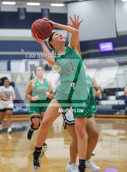 Thumbnail 1 in Provo vs. Copper Hills (Charger Winter Classic) photogallery.