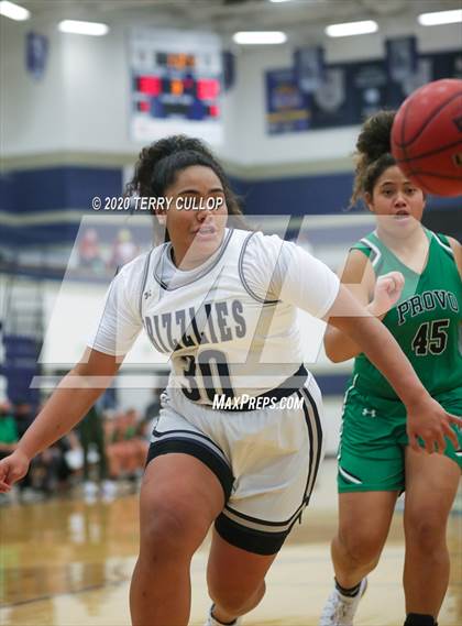 Thumbnail 1 in Provo vs. Copper Hills (Charger Winter Classic) photogallery.