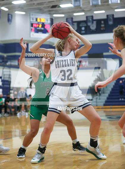 Thumbnail 2 in Provo vs. Copper Hills (Charger Winter Classic) photogallery.