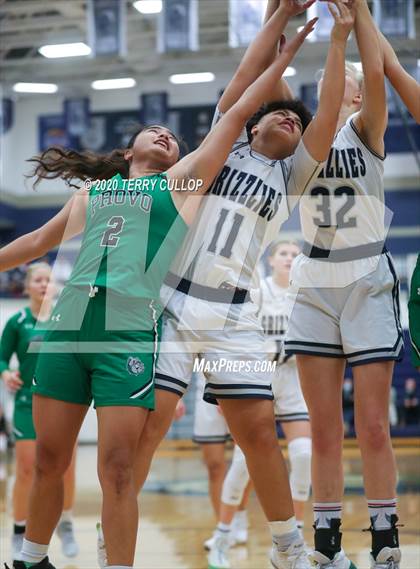 Thumbnail 2 in Provo vs. Copper Hills (Charger Winter Classic) photogallery.