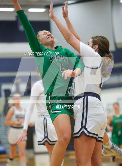 Thumbnail 2 in Provo vs. Copper Hills (Charger Winter Classic) photogallery.
