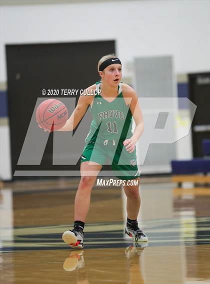 Thumbnail 2 in Provo vs. Copper Hills (Charger Winter Classic) photogallery.
