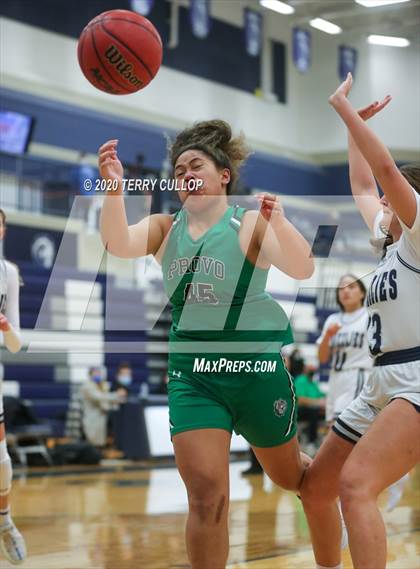 Thumbnail 2 in Provo vs. Copper Hills (Charger Winter Classic) photogallery.