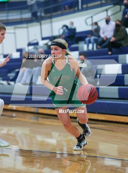Thumbnail 2 in Provo vs. Copper Hills (Charger Winter Classic) photogallery.