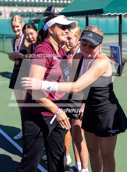 Thumbnail 1 in Flour Bluff vs A&M Consolidated (UIL 5A Tennis Semifinal) photogallery.
