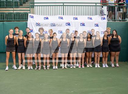 Thumbnail 1 in Flour Bluff vs A&M Consolidated (UIL 5A Tennis Semifinal) photogallery.