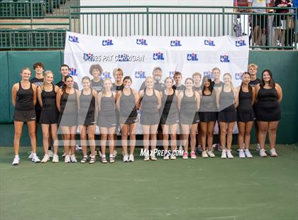 Thumbnail 3 in Flour Bluff vs A&M Consolidated (UIL 5A Tennis Semifinal) photogallery.