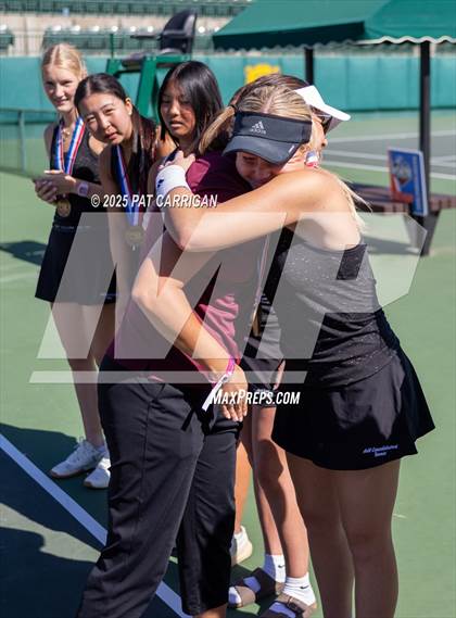 Thumbnail 2 in Flour Bluff vs A&M Consolidated (UIL 5A Tennis Semifinal) photogallery.