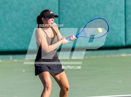 Thumbnail 2 in Flour Bluff vs A&M Consolidated (UIL 5A Tennis Semifinal) photogallery.