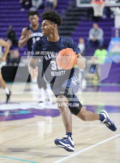 Thumbnail 1 in Hamilton Heights Christian Academy vs. Sunrise Christian Academy (City of Palms Classic) photogallery.