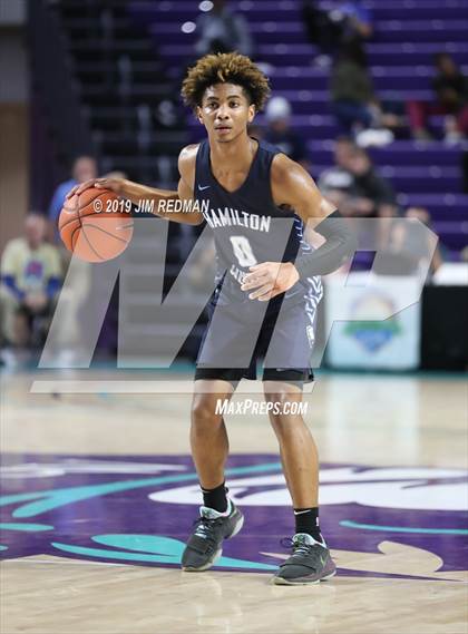 Thumbnail 1 in Hamilton Heights Christian Academy vs. Sunrise Christian Academy (City of Palms Classic) photogallery.