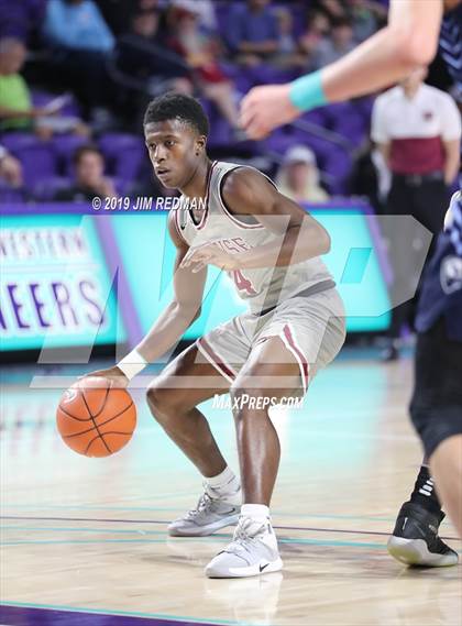 Thumbnail 2 in Hamilton Heights Christian Academy vs. Sunrise Christian Academy (City of Palms Classic) photogallery.