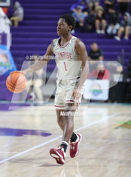 Thumbnail 3 in Hamilton Heights Christian Academy vs. Sunrise Christian Academy (City of Palms Classic) photogallery.