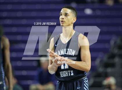 Thumbnail 1 in Hamilton Heights Christian Academy vs. Sunrise Christian Academy (City of Palms Classic) photogallery.