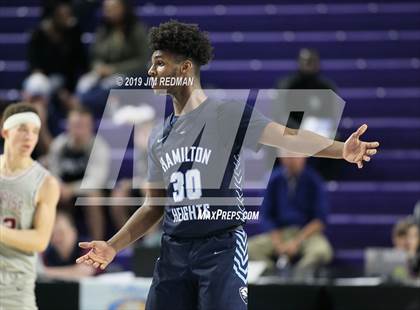Thumbnail 3 in Hamilton Heights Christian Academy vs. Sunrise Christian Academy (City of Palms Classic) photogallery.