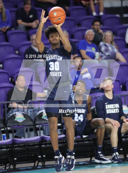 Thumbnail 3 in Hamilton Heights Christian Academy vs. Sunrise Christian Academy (City of Palms Classic) photogallery.