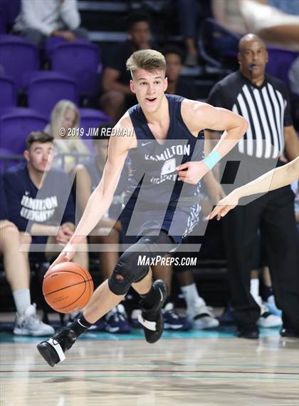 Thumbnail 3 in Hamilton Heights Christian Academy vs. Sunrise Christian Academy (City of Palms Classic) photogallery.
