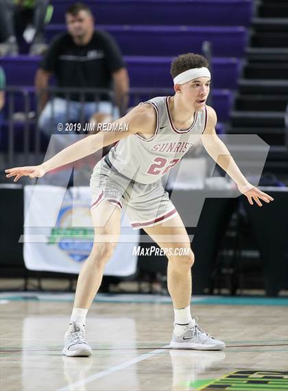 Thumbnail 2 in Hamilton Heights Christian Academy vs. Sunrise Christian Academy (City of Palms Classic) photogallery.