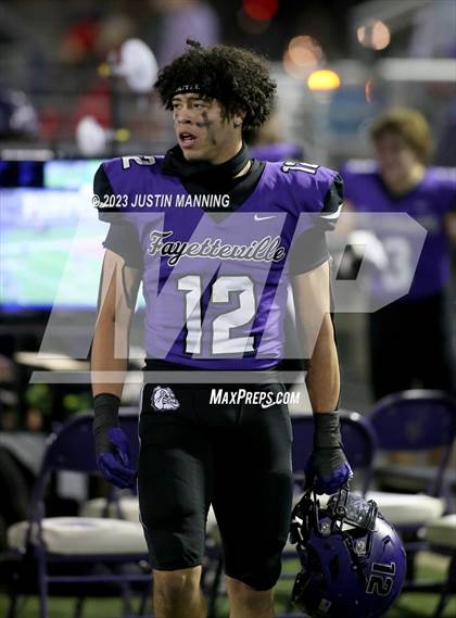 Thumbnail 3 in Conway vs. Fayetteville (AAA 7A Semifinal) photogallery.
